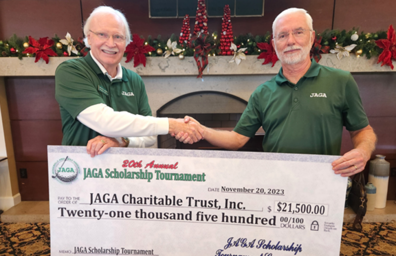On November 20th, the Jacksonville Area Golf Association hosted its 20th JAGA Scholarship Golf Classic at Deerwood Country Club and raised $21,500. 
The event’s success was assured by the renewed commitment of Nader’s Pest Raiders as a title sponsor and the addition of Circle K/South Atlantic Division in the same capacity
Read more........