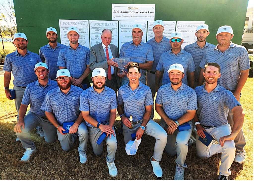 The Northern PGA Chapter Professionals had visions of another dramatic comeback in this year’s 34th Underwood Cup at Deerwood CC but their Amateur counterparts were having nothing to do with a repeat of what transpired last year.
Click here to see how it happened......