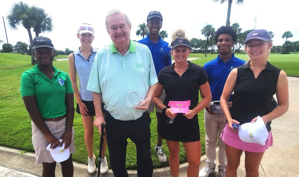 Wayne St. Clair, Scholarship Trust Chair, says good-by to some of the many kids he helped along the way. 
click here please......